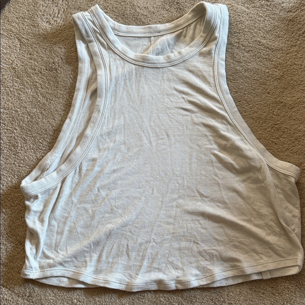Lululemon Athletica Cream Tank Top